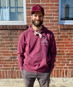 Tandem Coffee Roasters Maroon Recycled Pullover Hoodie
