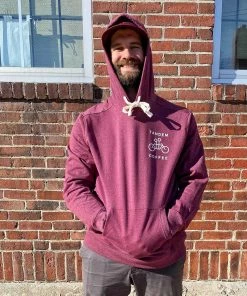 Tandem Coffee Roasters Maroon Recycled Pullover Hoodie